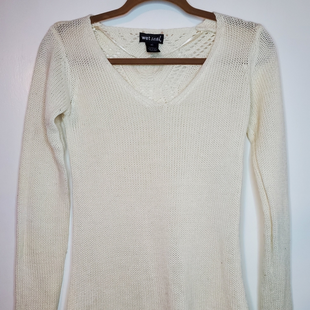 Knitted blouse long sleeve shirt